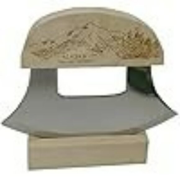 Alaska Ulu with Wooden Display Stand NIB - Picture 1 of 3